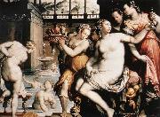 ZUCCHI  Jacopo The Toilet of Bathsheba after 1573 oil painting picture wholesale